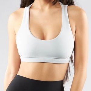 NWT BuffBunny My Confessions sports bra, Ash color, XS.